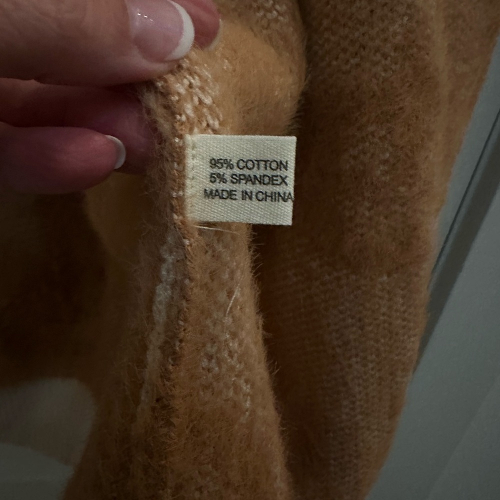 Nora Madison Tan Knit Sweater - Picture 6 of 7